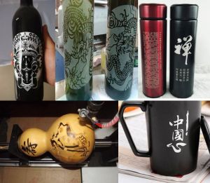 济宁梁山县酒瓶葫芦工艺品激光雕刻机